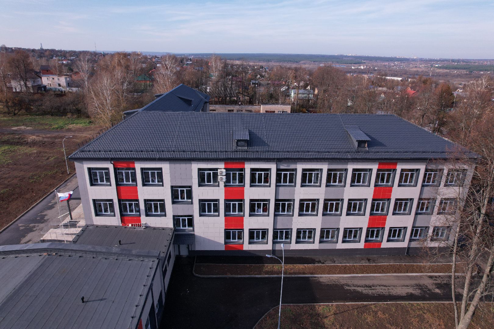 видео с коптера, кашира, образование, строительство,