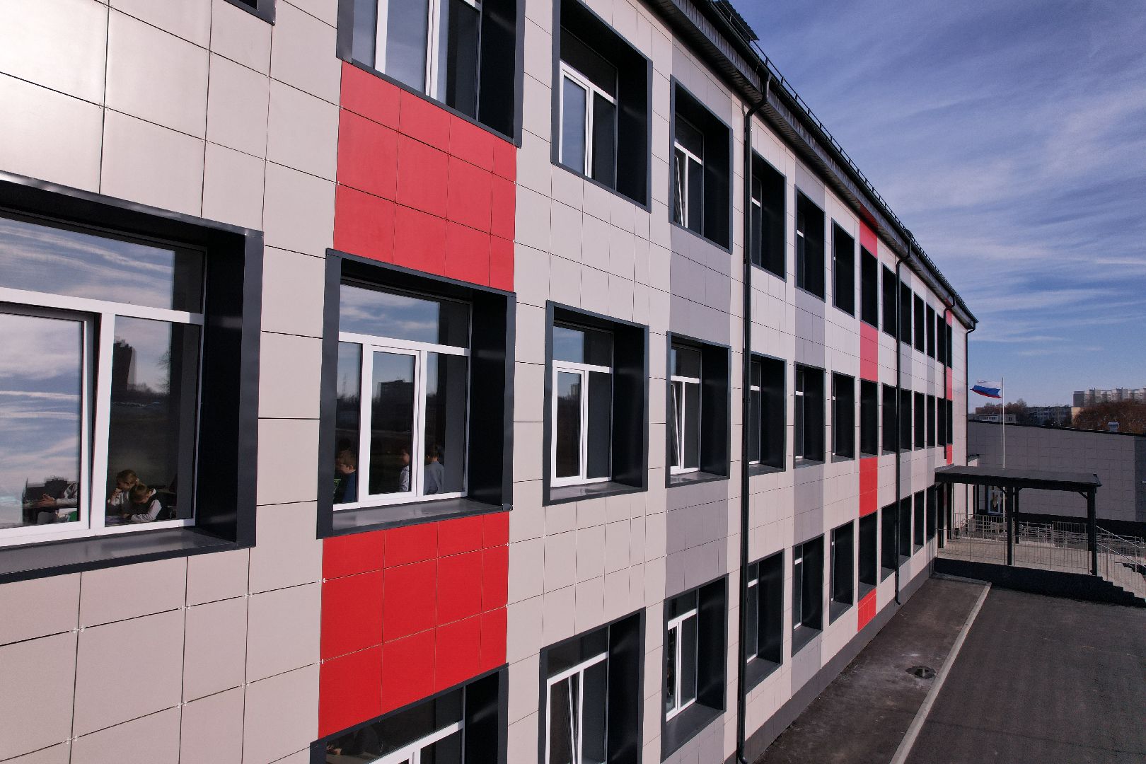 видео с коптера, кашира, образование, строительство,