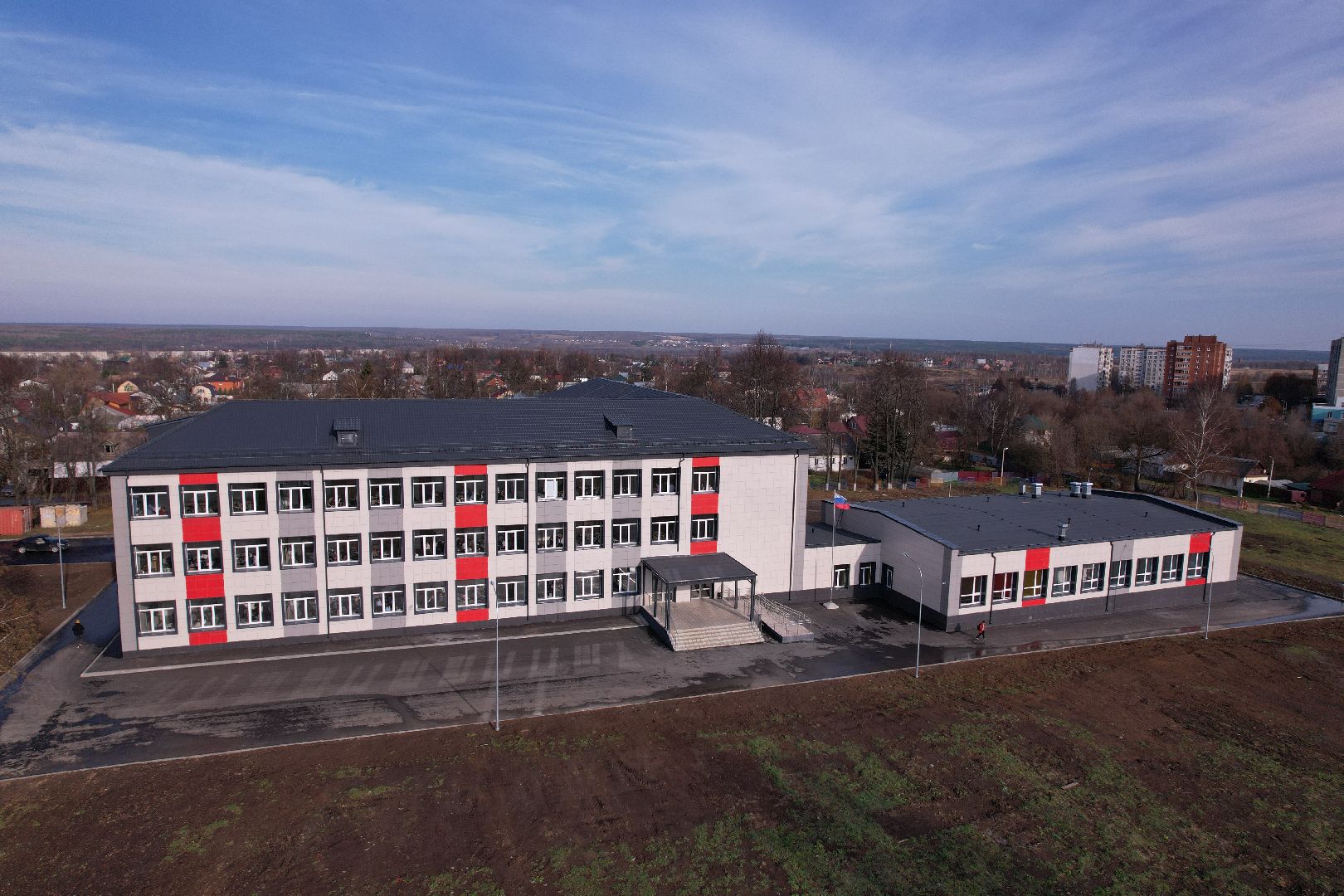 видео с коптера, кашира, образование, строительство,