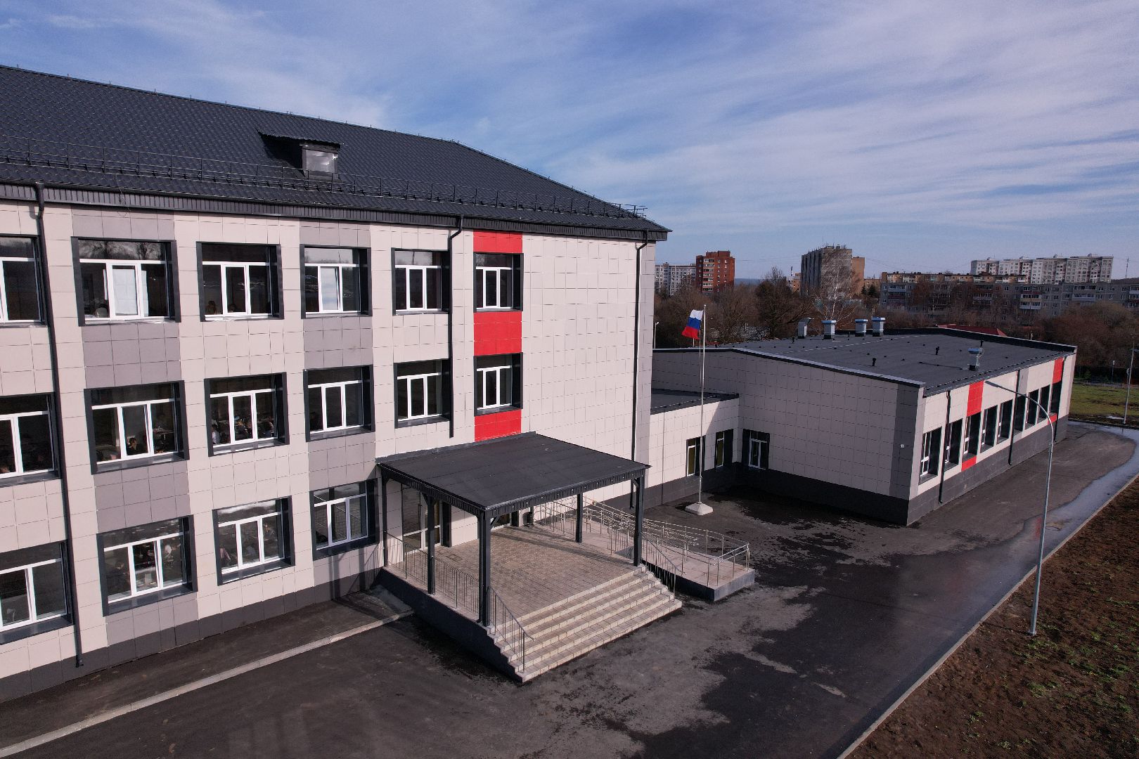 видео с коптера, кашира, образование, строительство,