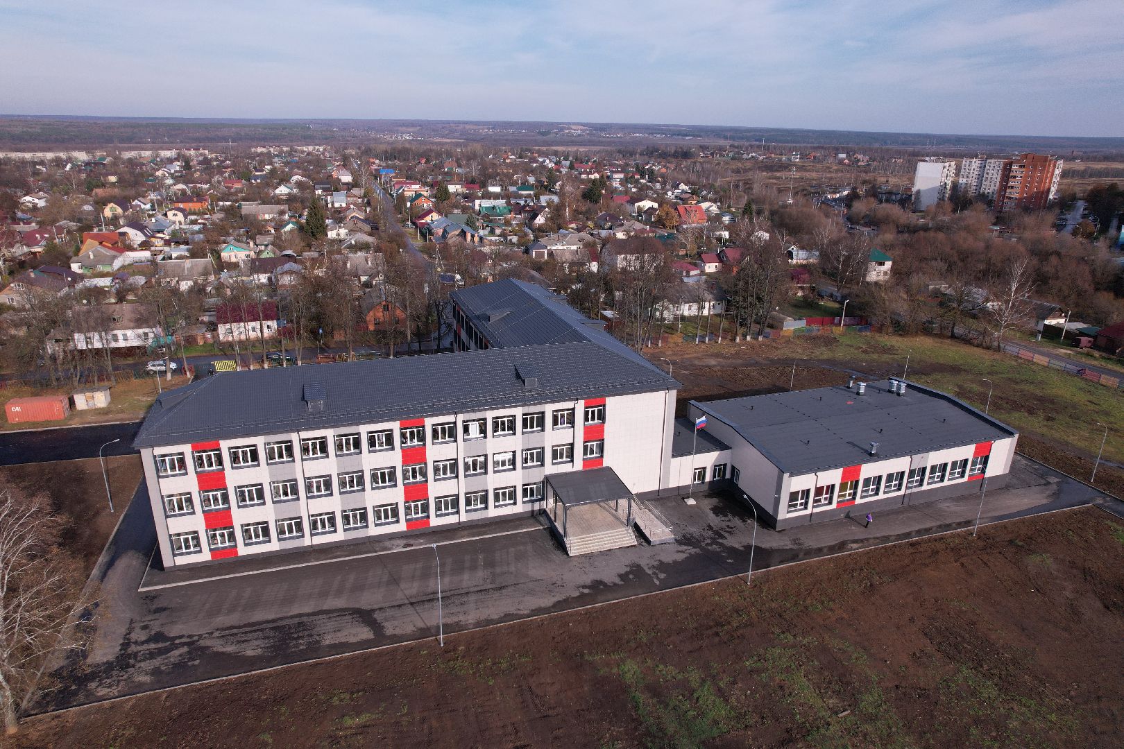 видео с коптера, кашира, образование, строительство,