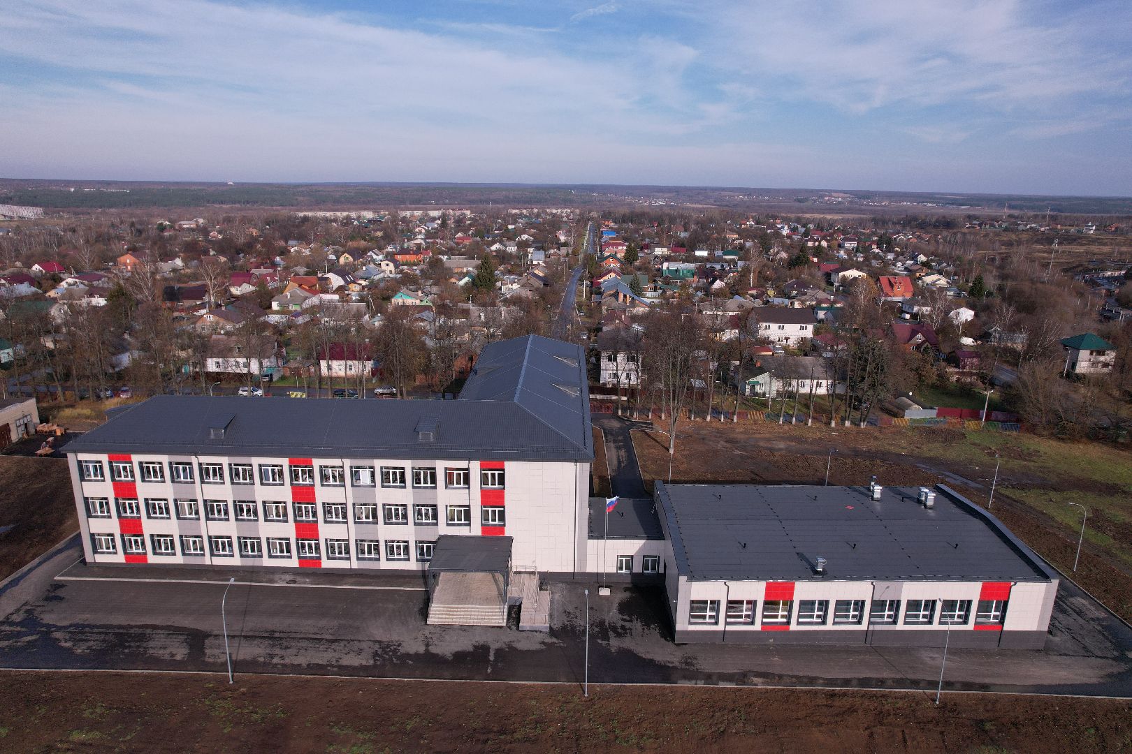 видео с коптера, кашира, образование, строительство,