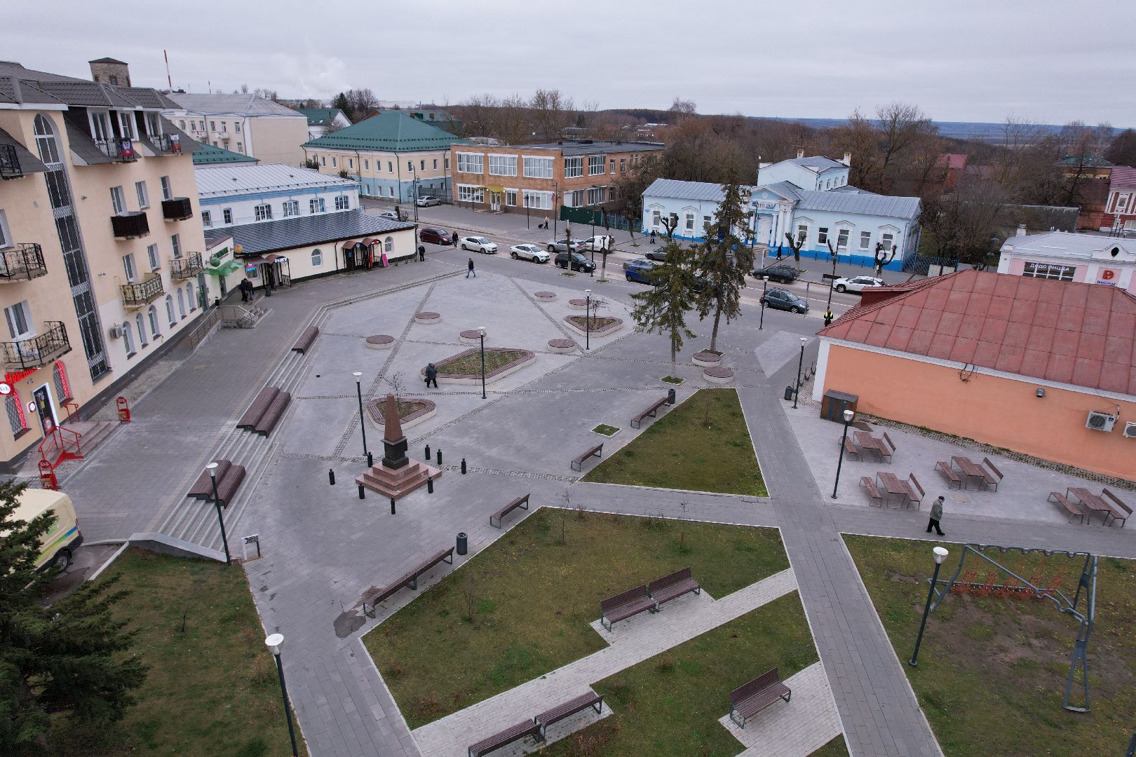 видео с коптера, благоустройство, кашира,