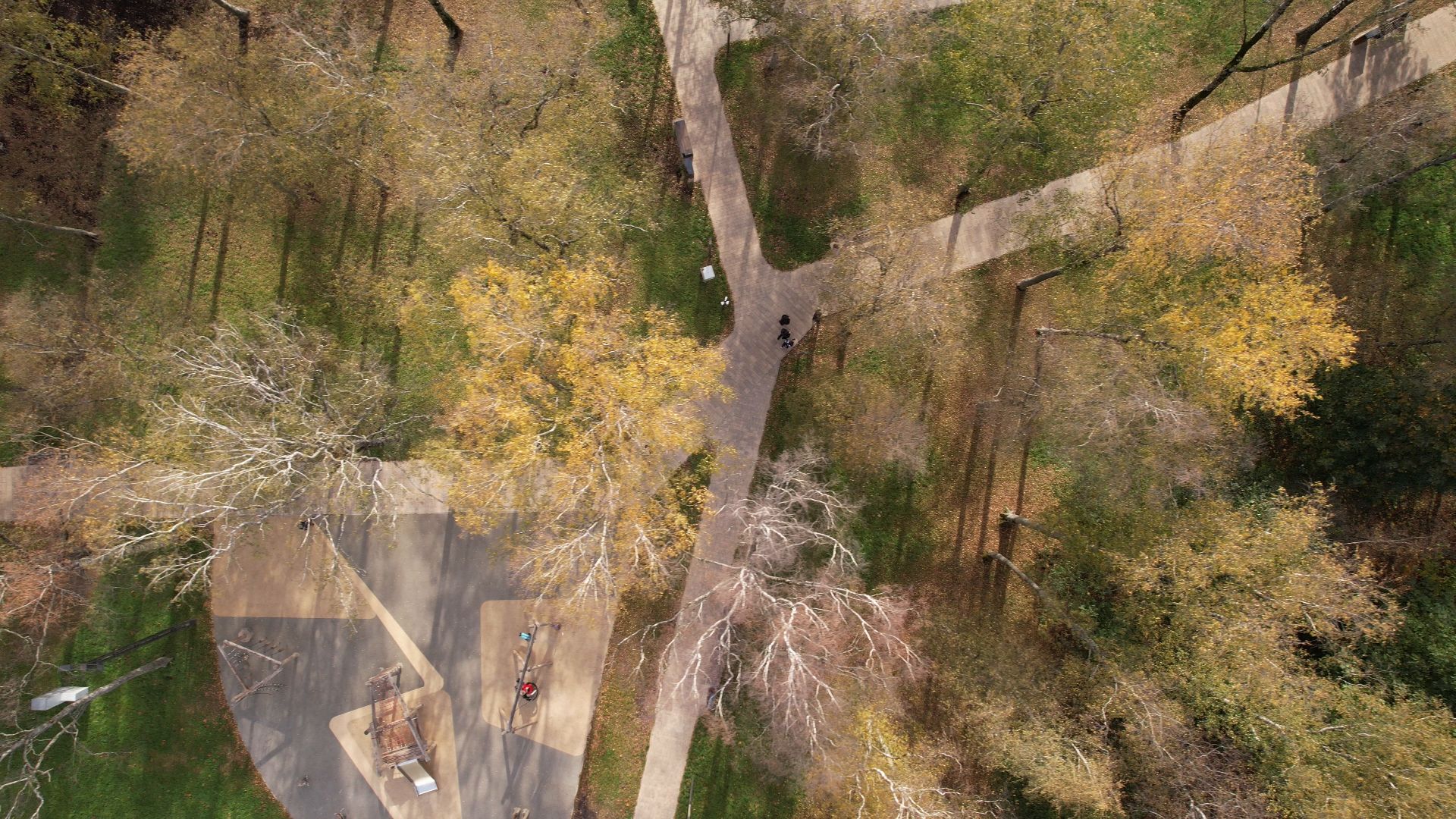 лобня, видео с коптера, благоустройство, парки,