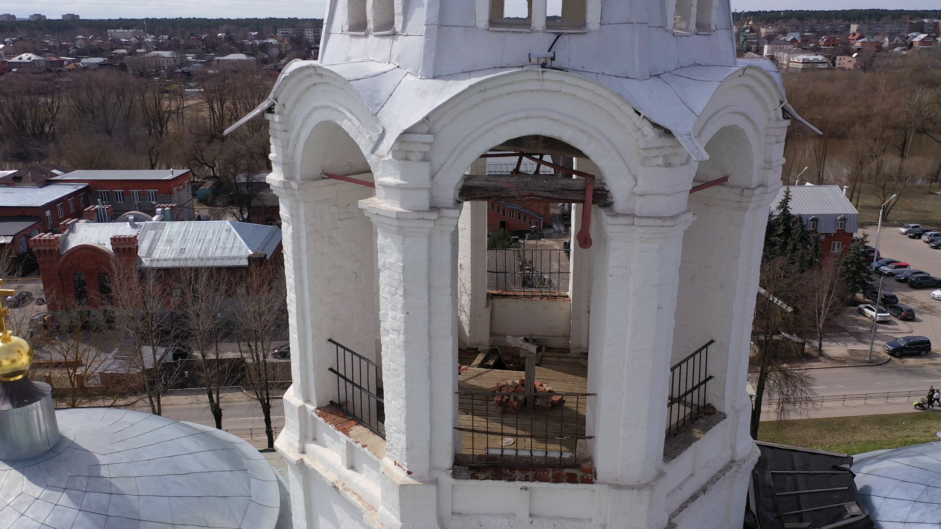 видео с коптера, серпухов, культура,