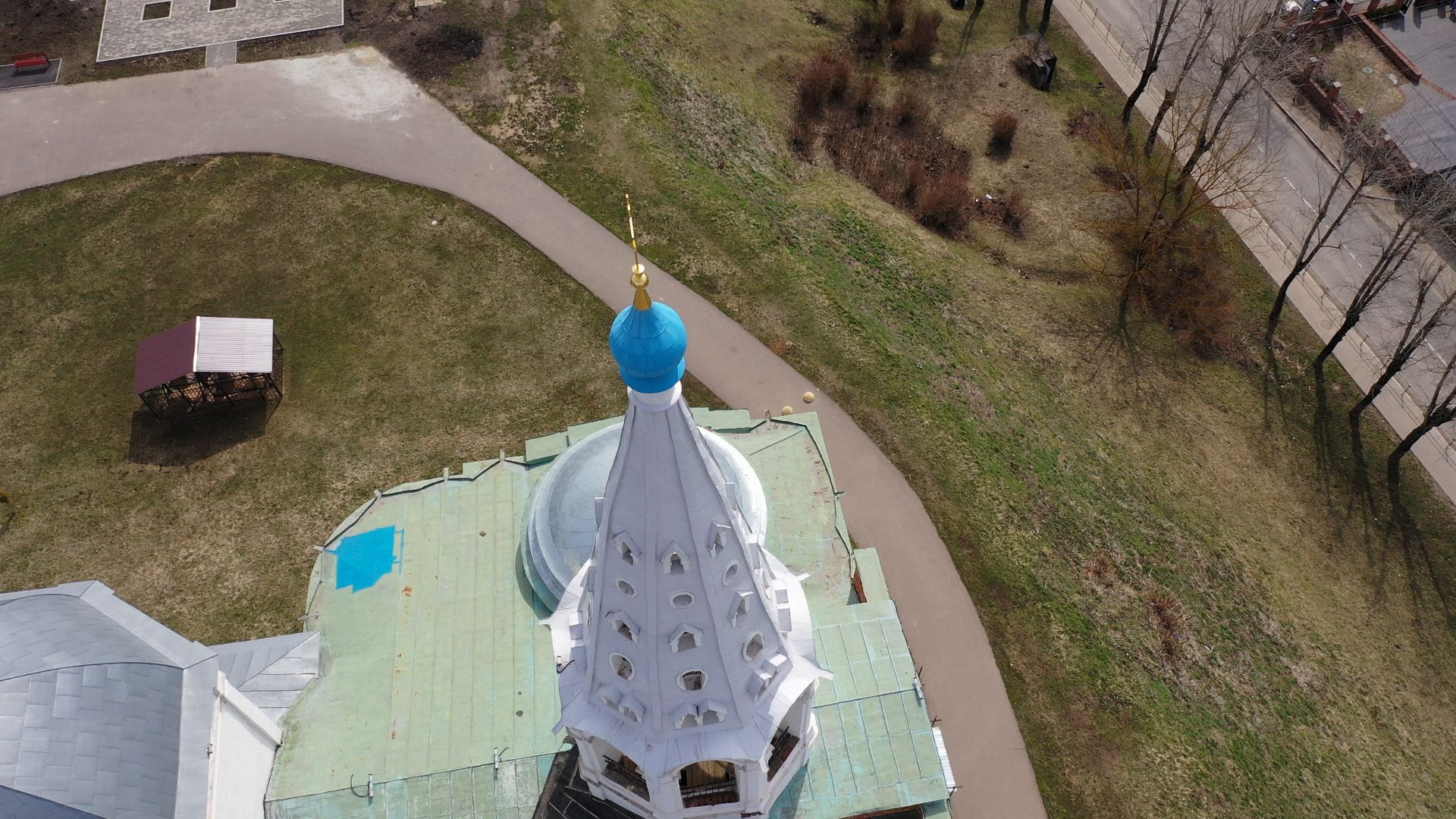 видео с коптера, серпухов, культура,