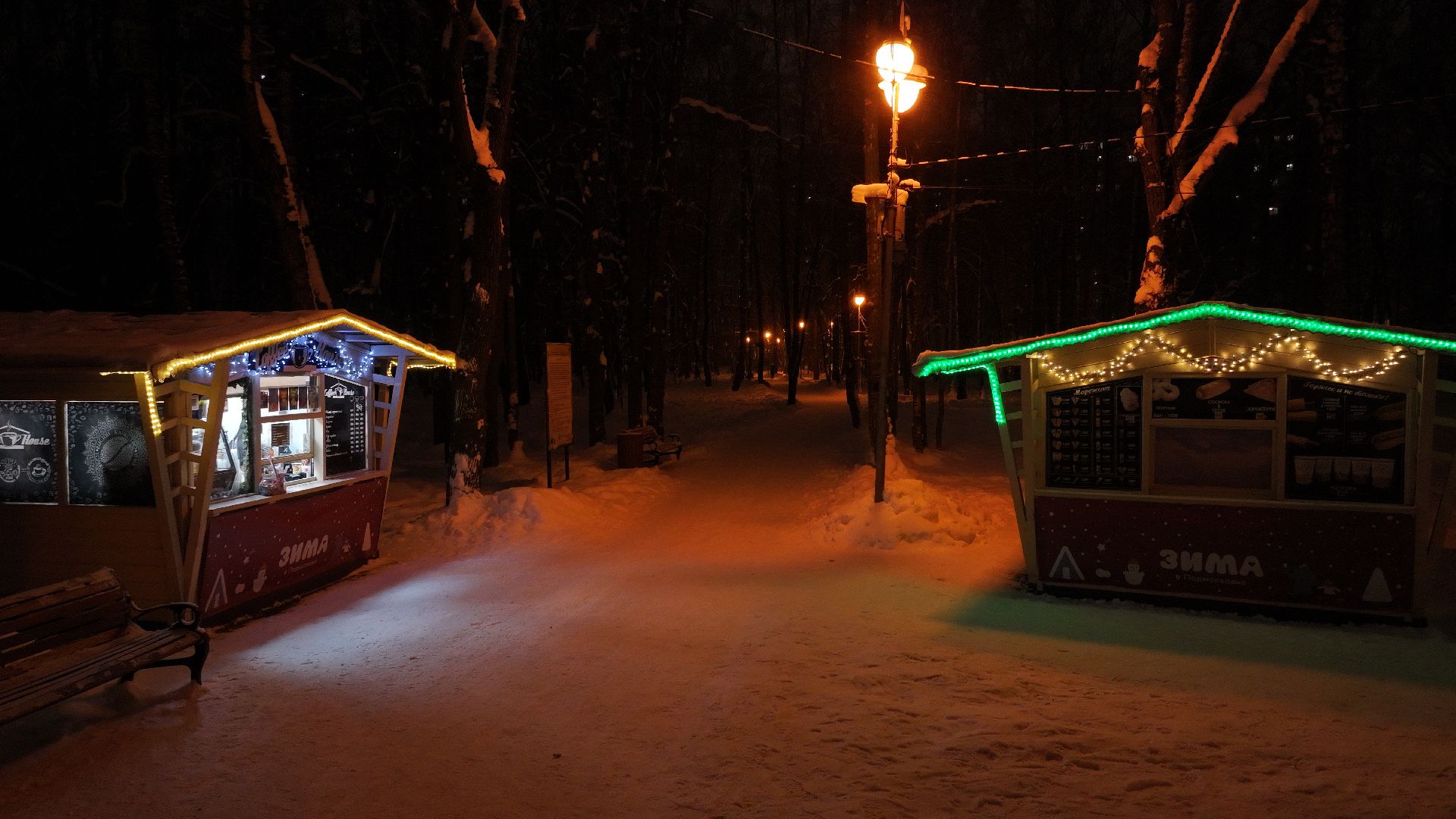 видео с коптера, химки, зима в подмосковье, благоустройство,