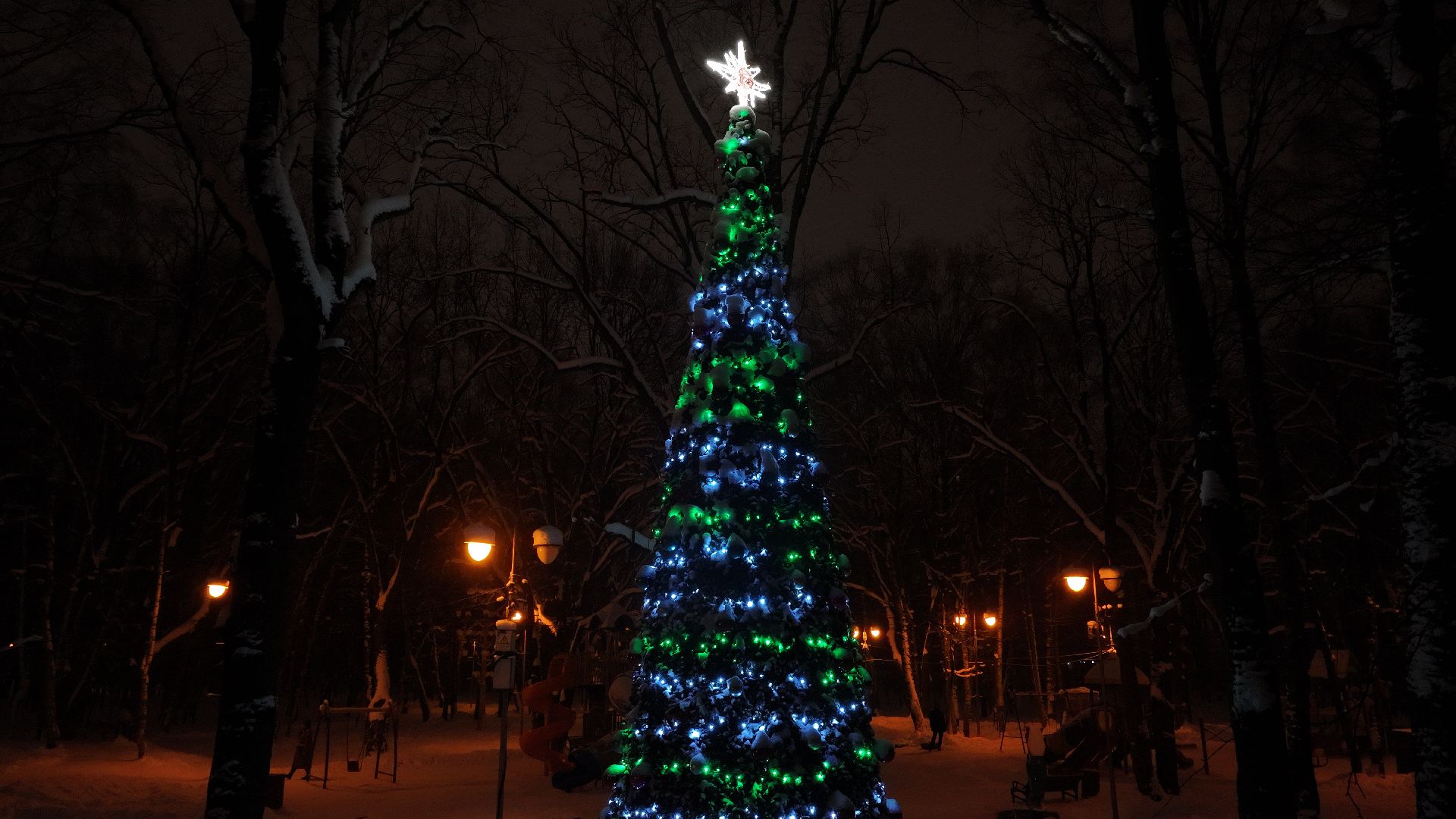 видео с коптера, химки, зима в подмосковье, благоустройство,
