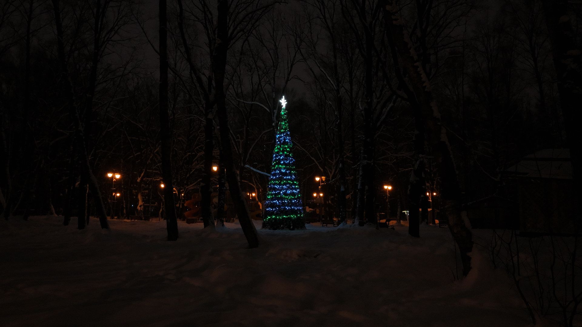 видео с коптера, химки, зима в подмосковье, благоустройство,