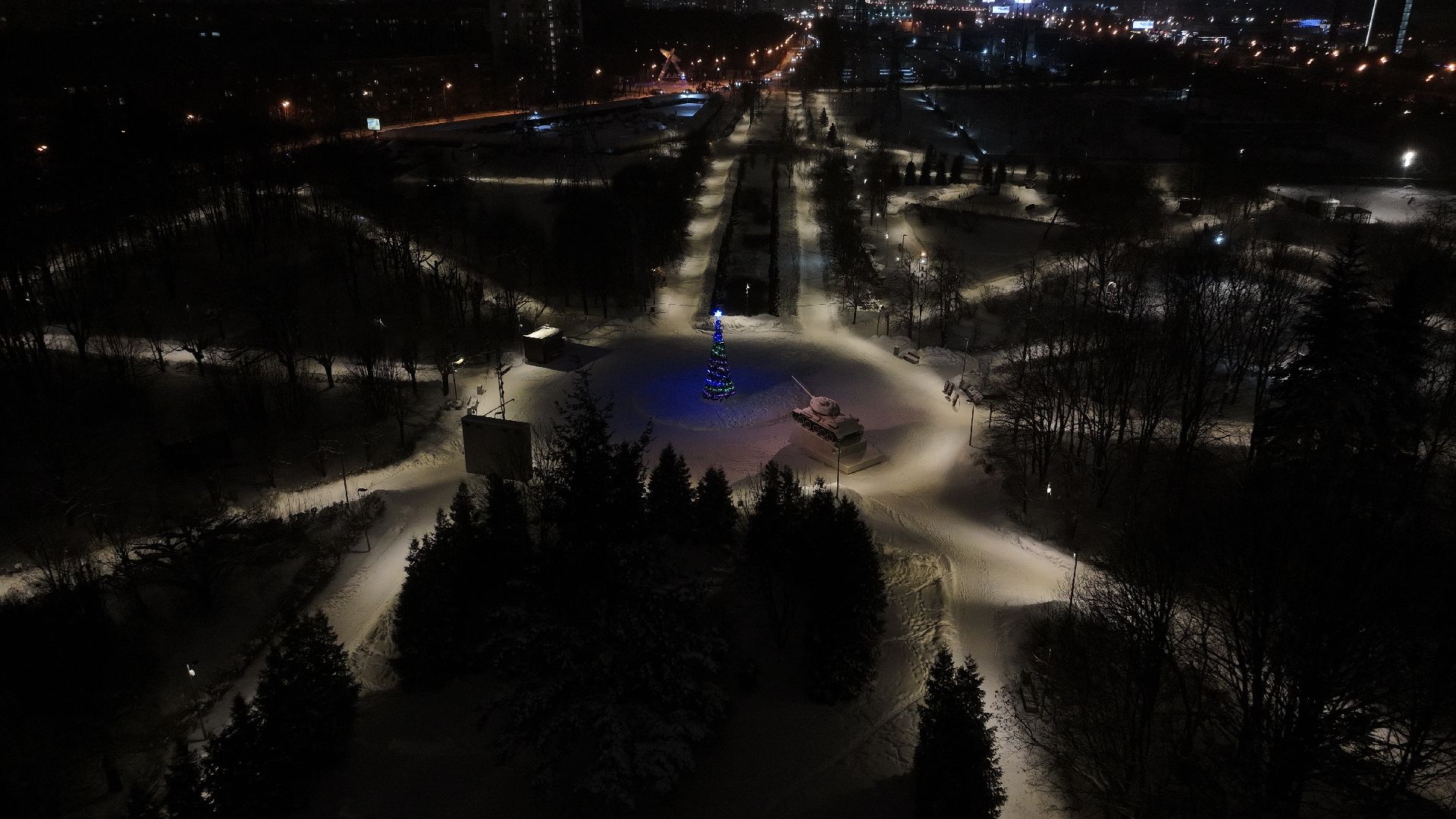 видео с коптера, химки, зима в подмосковье, благоустройство,