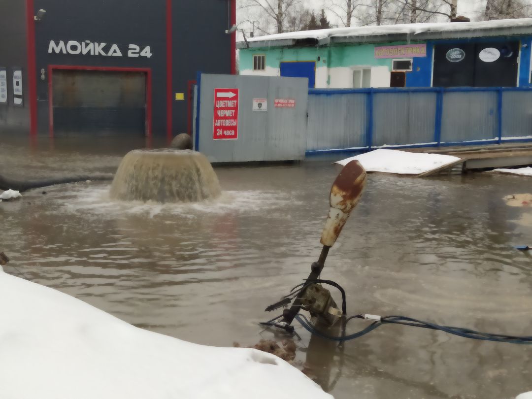 кнс, Щёлково, Водоканал, засор, сточные воды