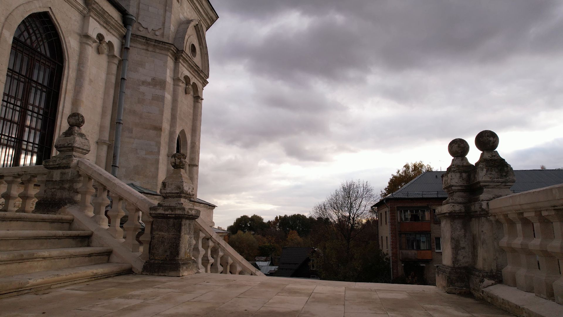 видео с коптера, раменское, храм, культура,