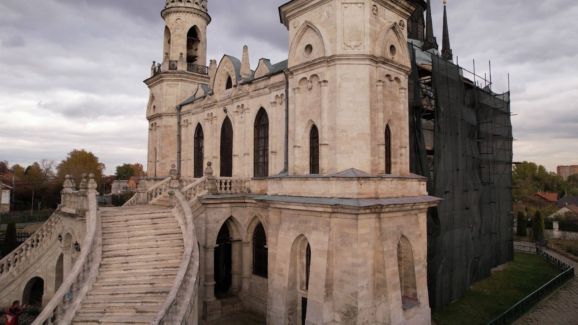 видео с коптера, раменское, храм, культура,