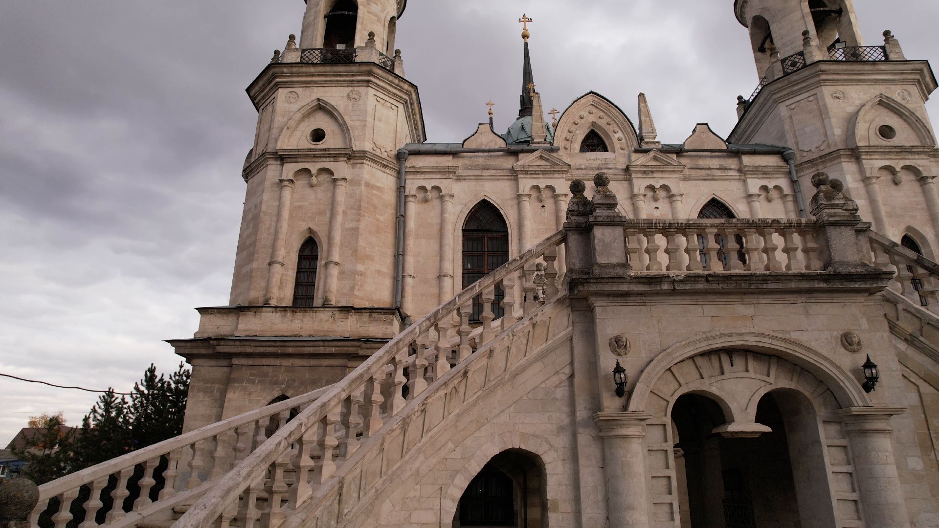 видео с коптера, раменское, храм, культура,