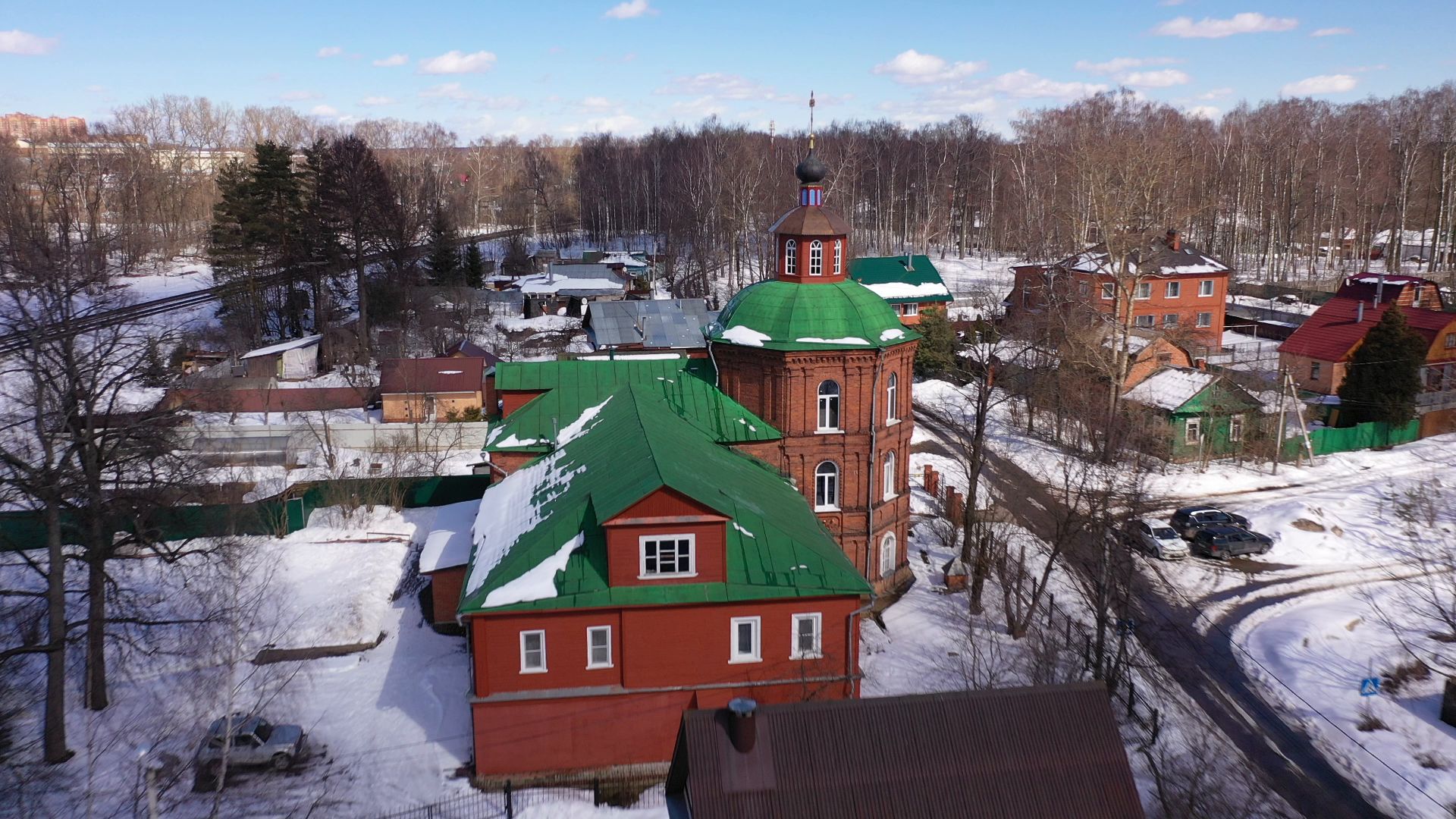 видео с коптера, сергиев посад, благоустройство,