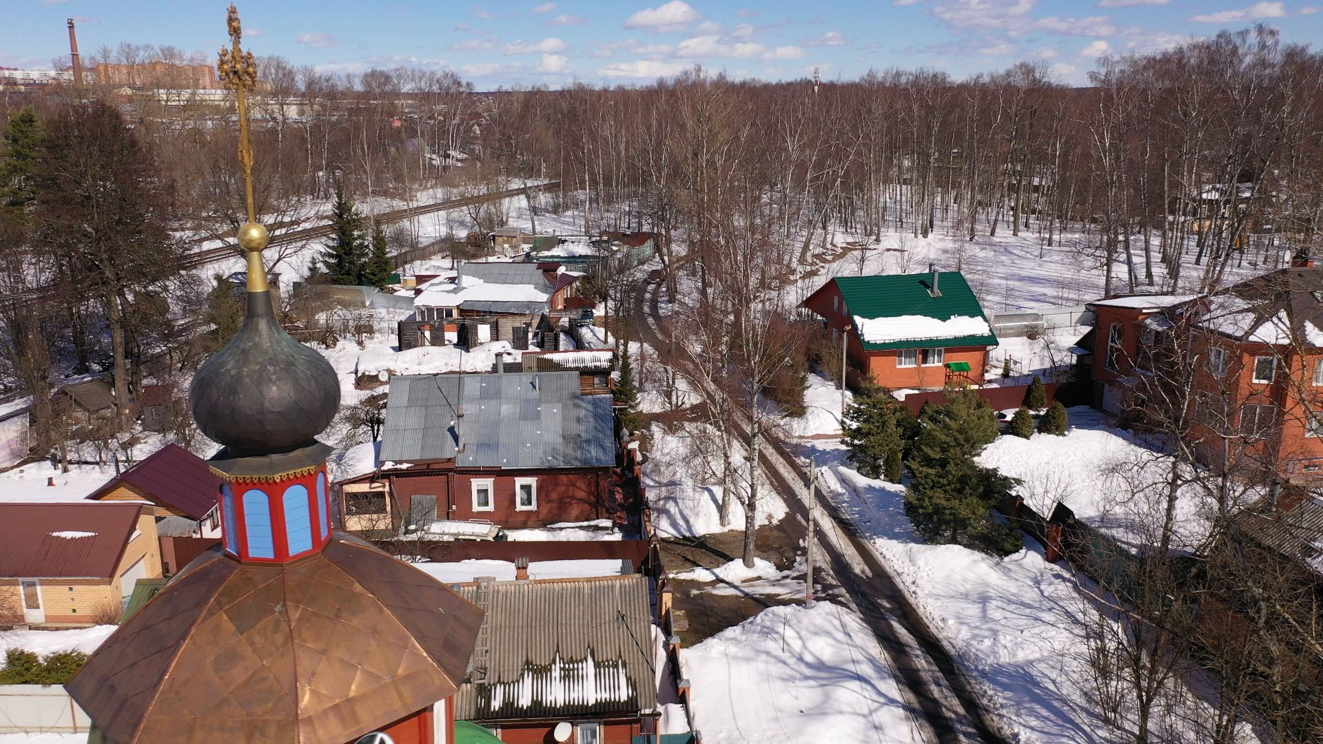 видео с коптера, сергиев посад, благоустройство,