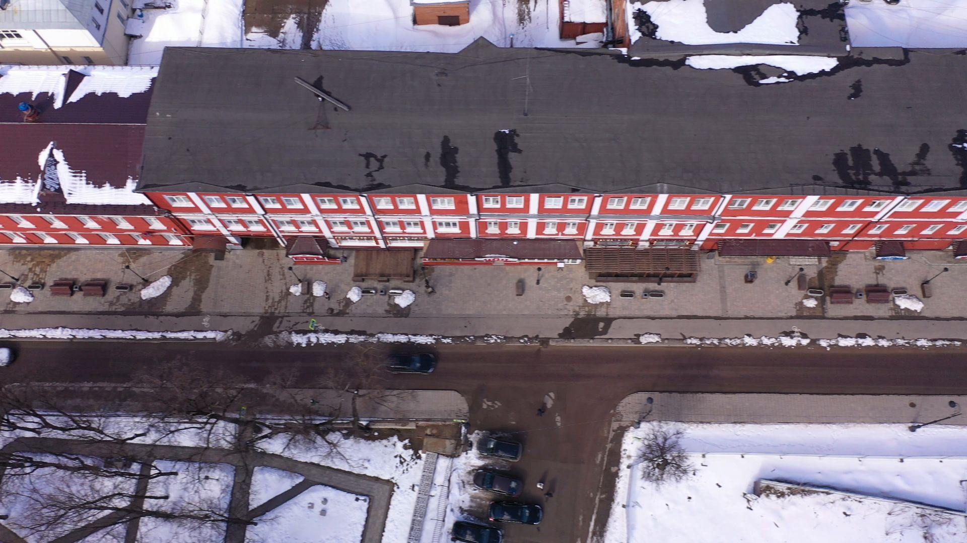 видео с коптера, сергиев посад, благоустройство,