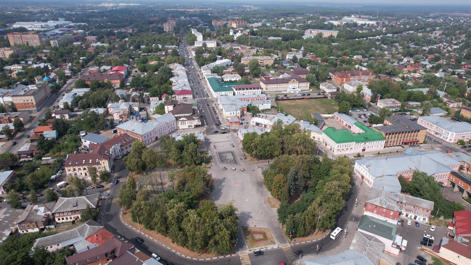 егорьевск, видео с коптера, культура, благоустройство,