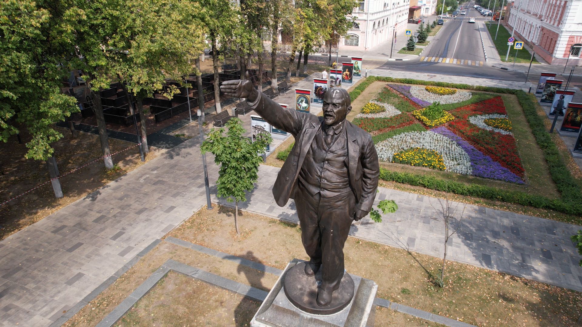 егорьевск, видео с коптера, культура, благоустройство,