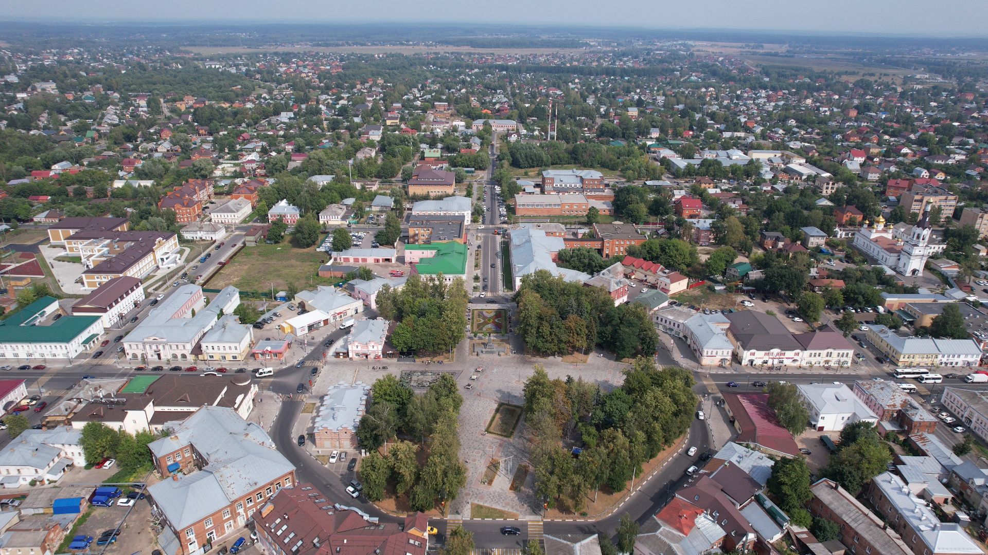 егорьевск, видео с коптера, культура, благоустройство,