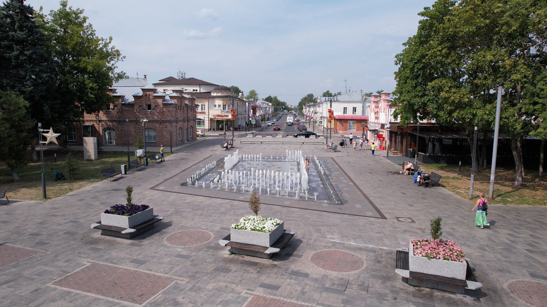 егорьевск, видео с коптера, культура, благоустройство,