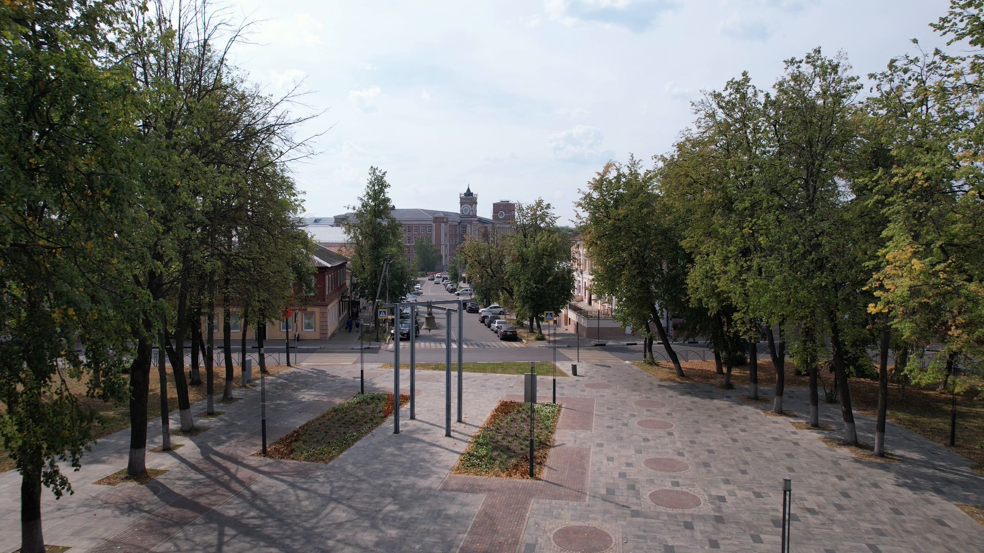 егорьевск, видео с коптера, культура, благоустройство,