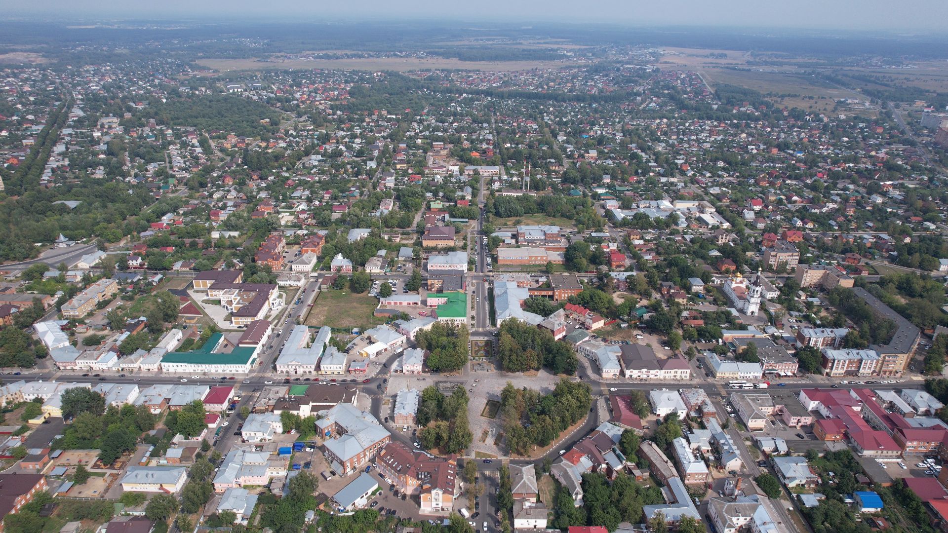 егорьевск, видео с коптера, культура, благоустройство,