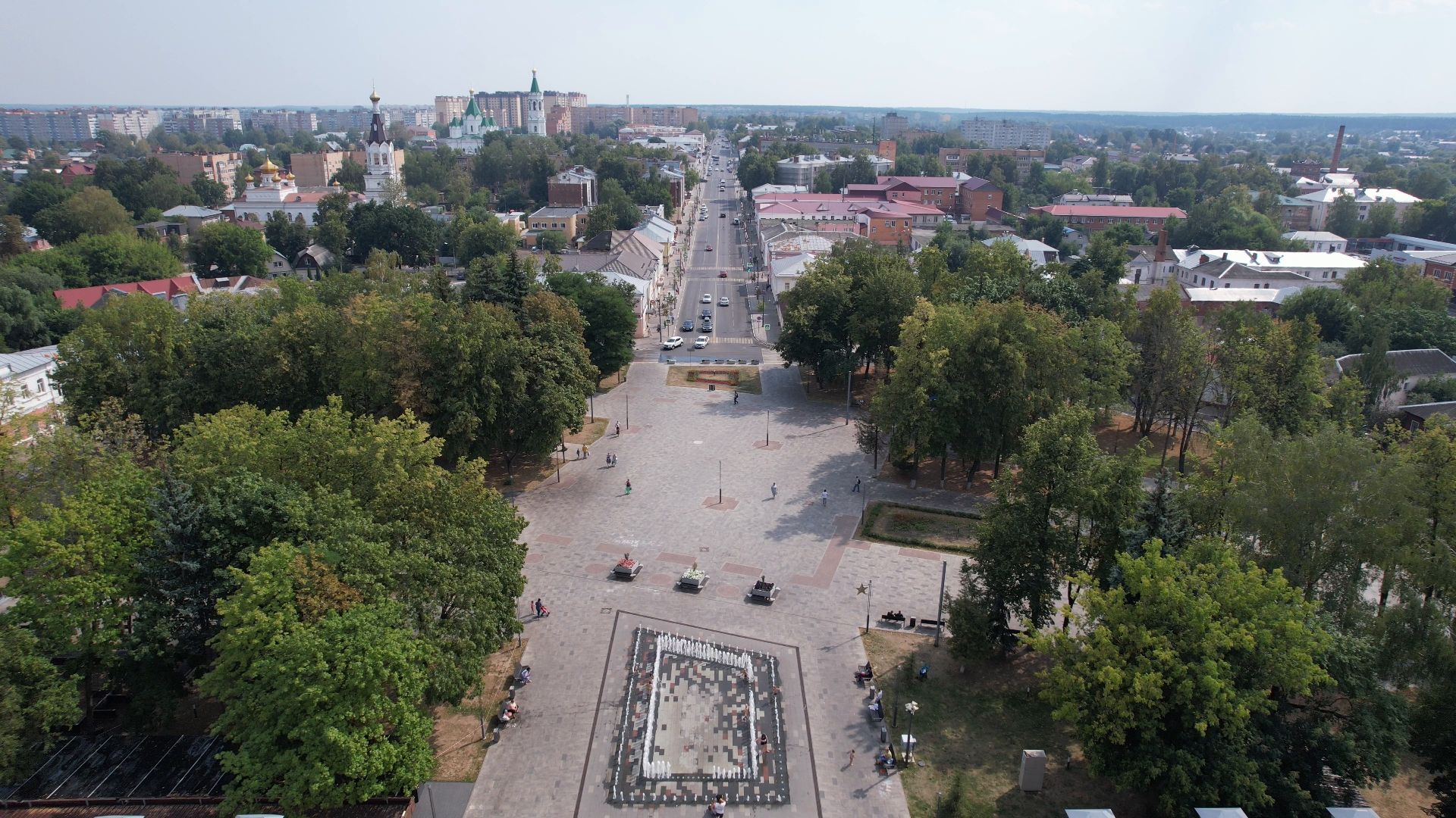 егорьевск, видео с коптера, культура, благоустройство,