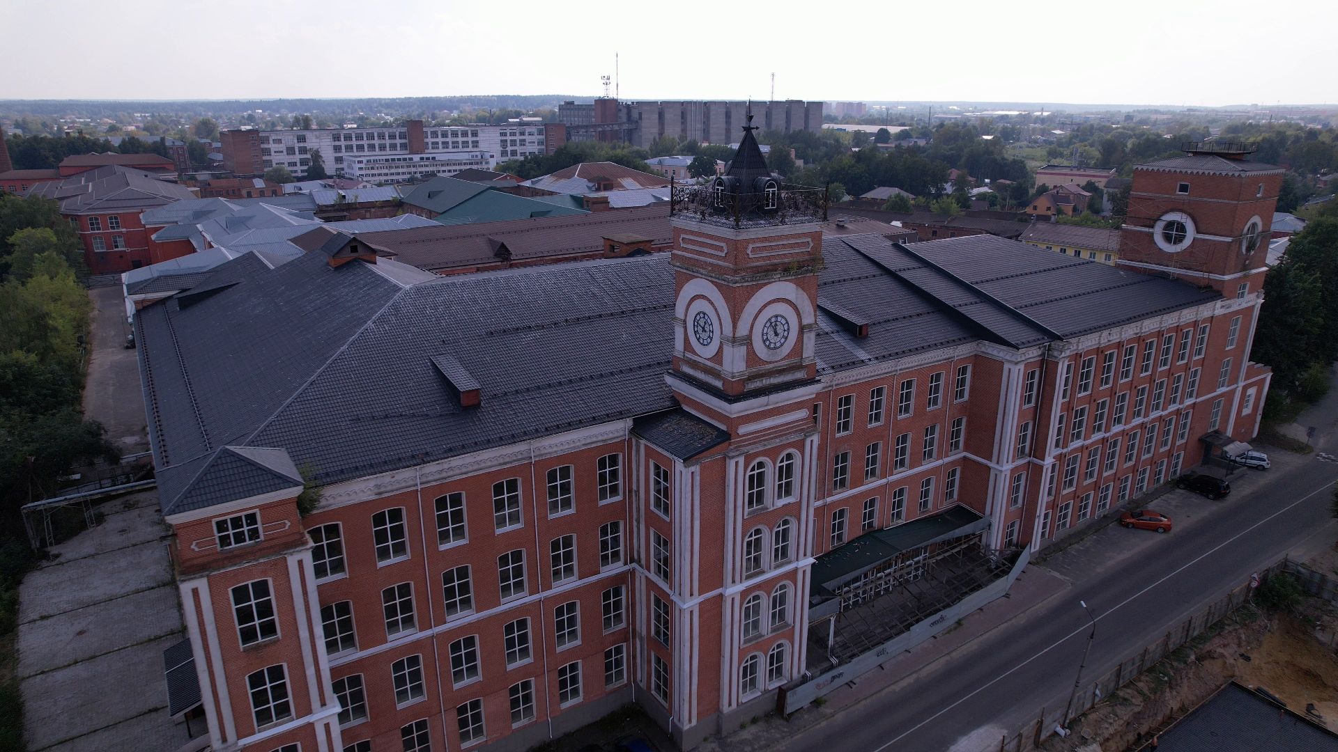 видео с коптера, егорьевск, архитектура,