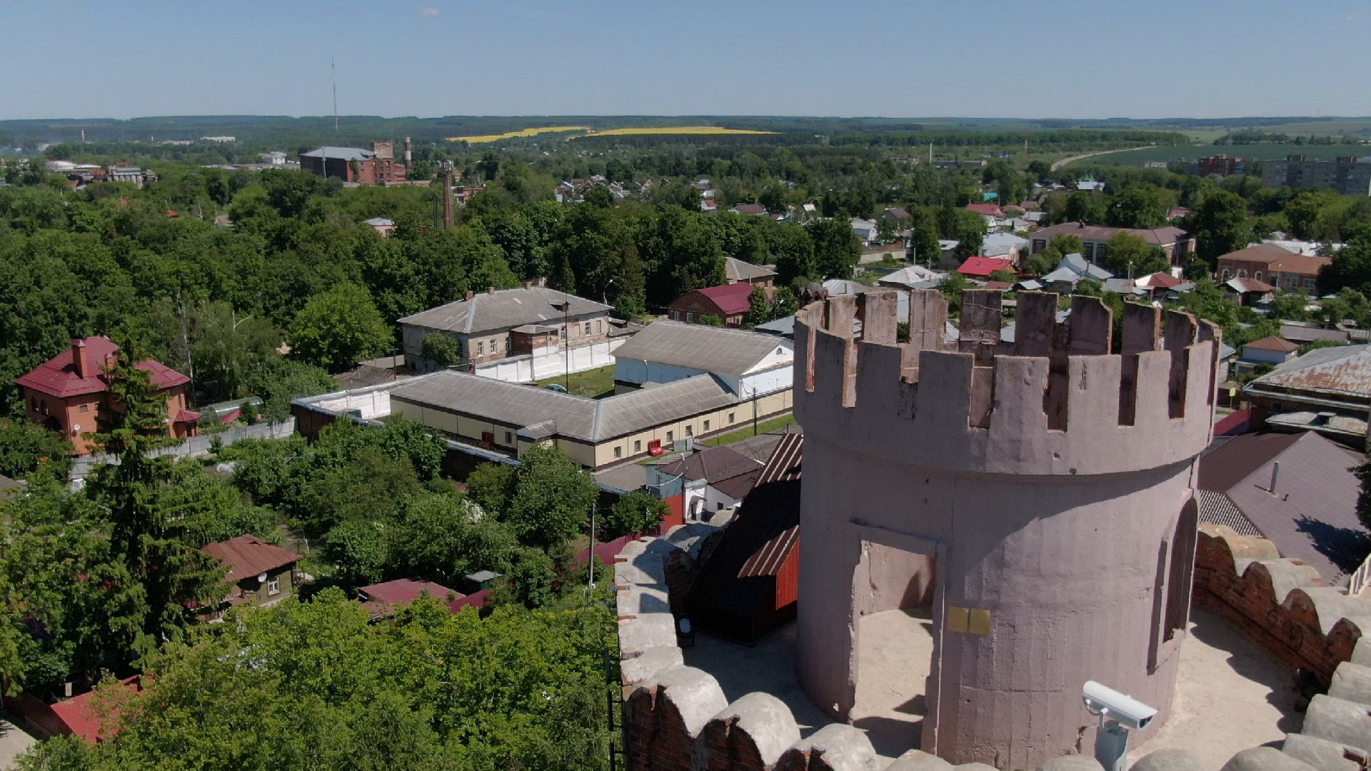 видео с коптера, зарайск, культура, благоустройство,