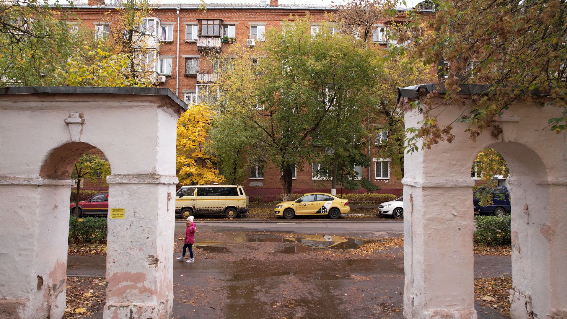 видео с коптера, королёв, архитектура,