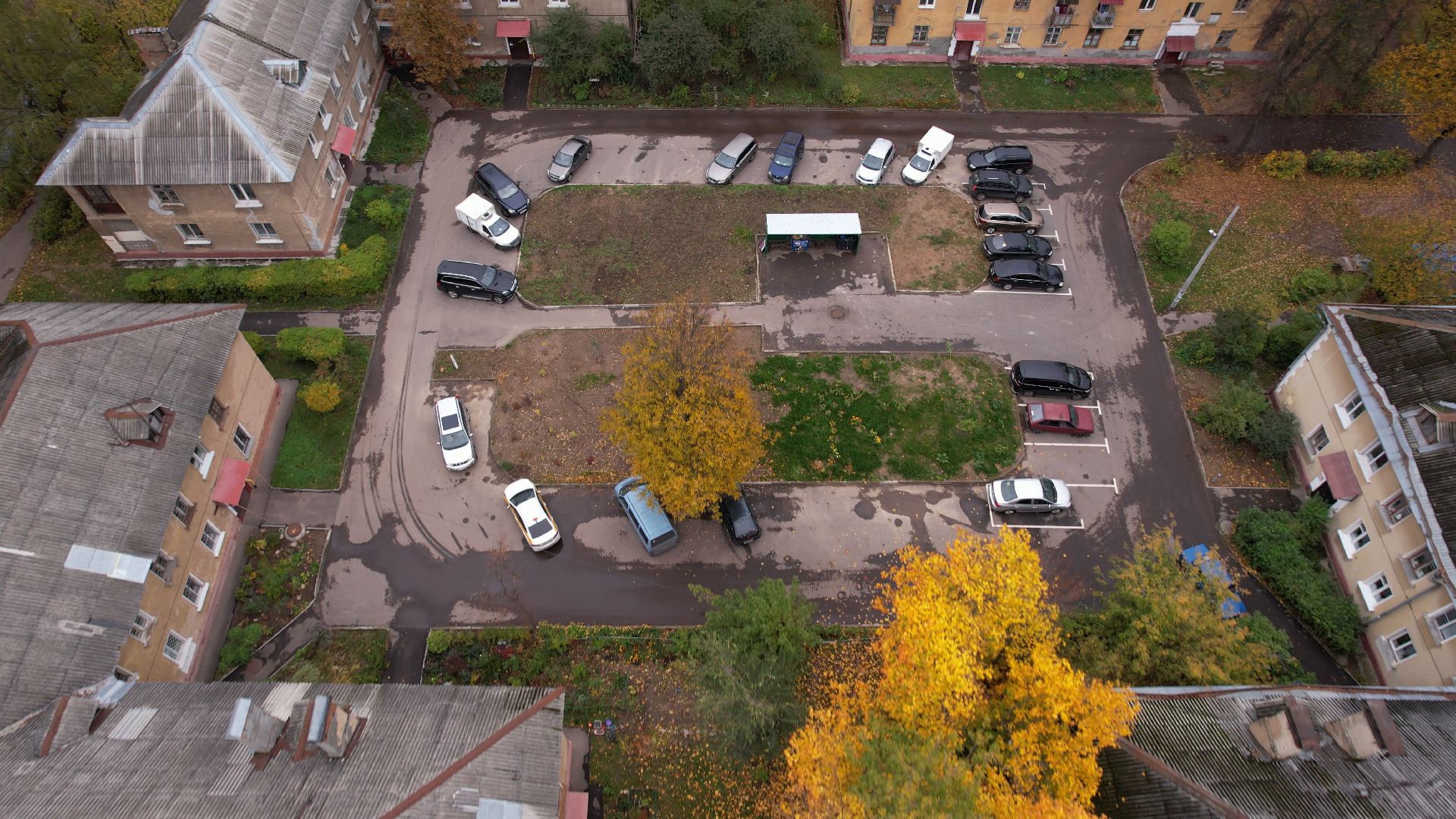 видео с коптера, королёв, архитектура,