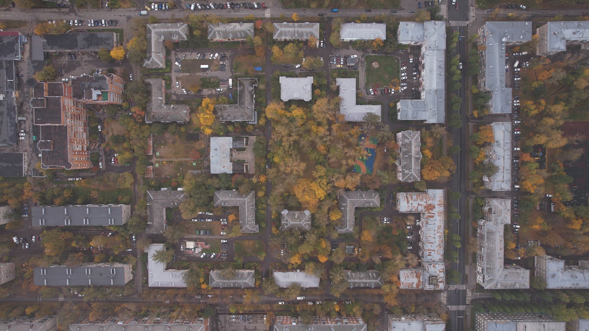 видео с коптера, королёв, архитектура,