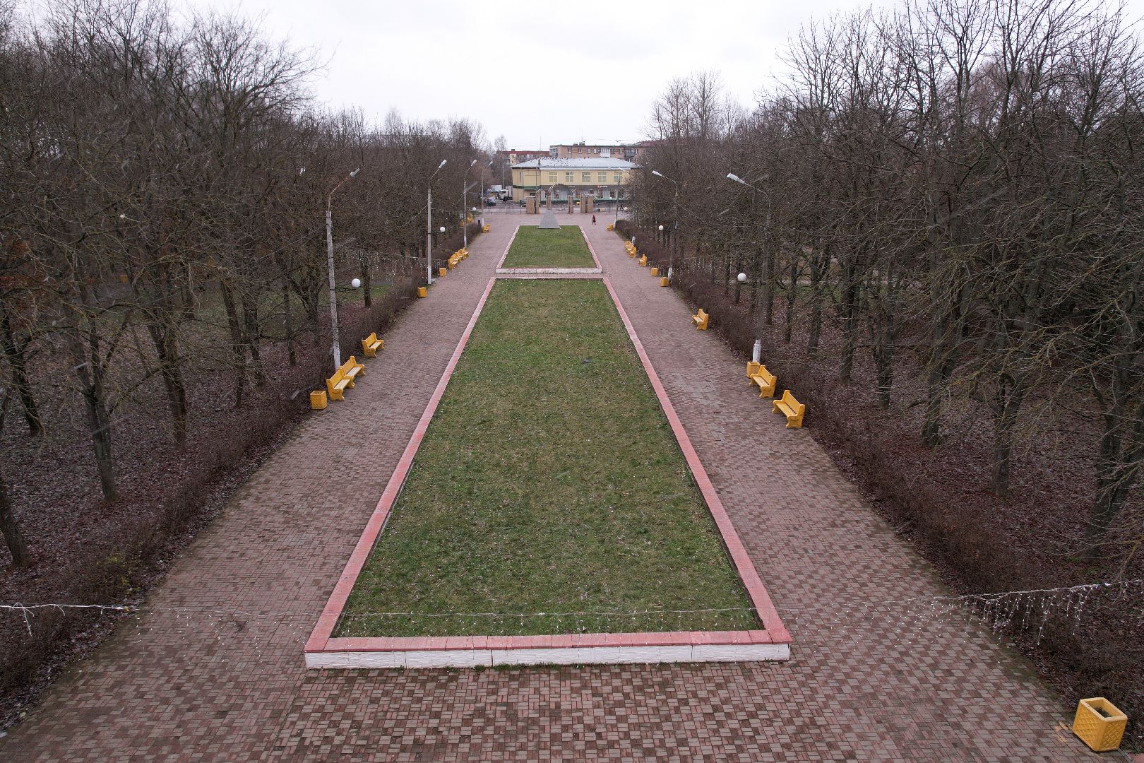 видео с коптера, серпухов, парки,