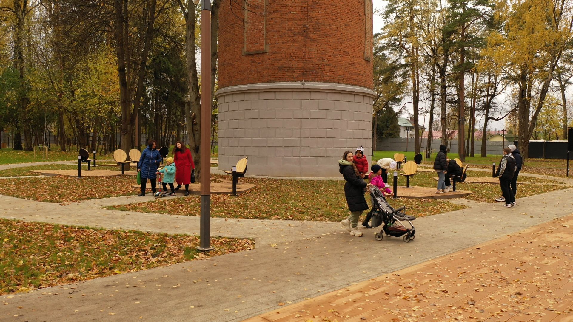 видео с коптера, краснознаменск, одинцово, парки, благоустройство,
