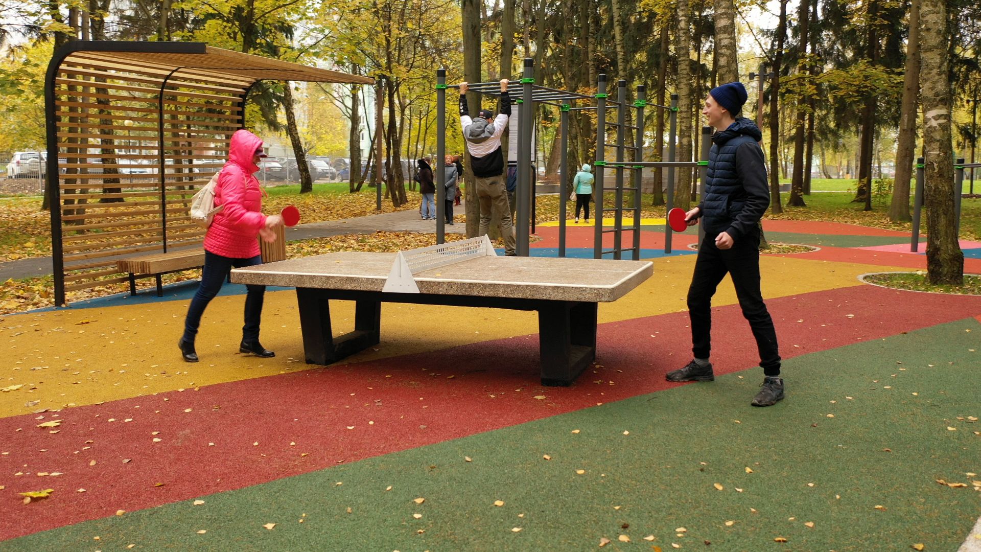 видео с коптера, краснознаменск, одинцово, парки, благоустройство,