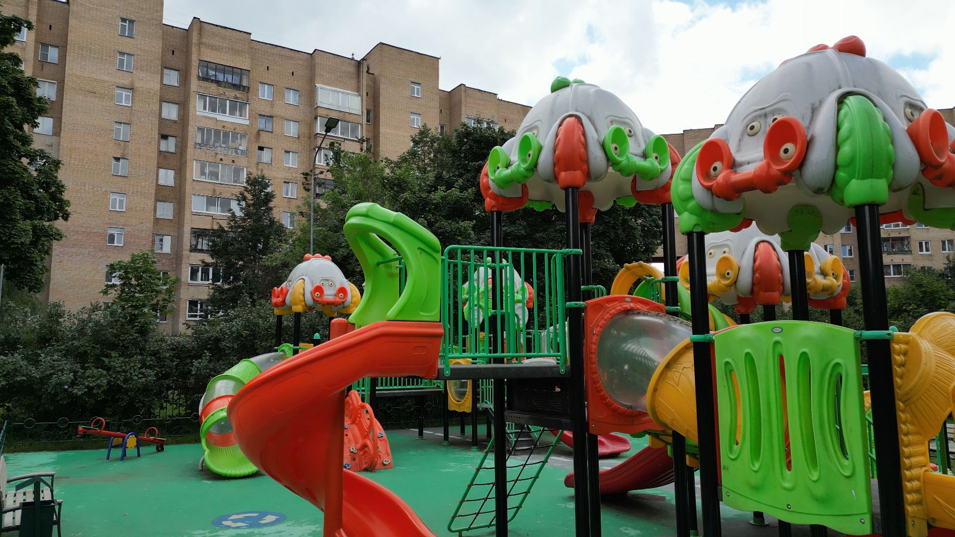 видео с коптера, черноголовка, строительство, благоустройство,