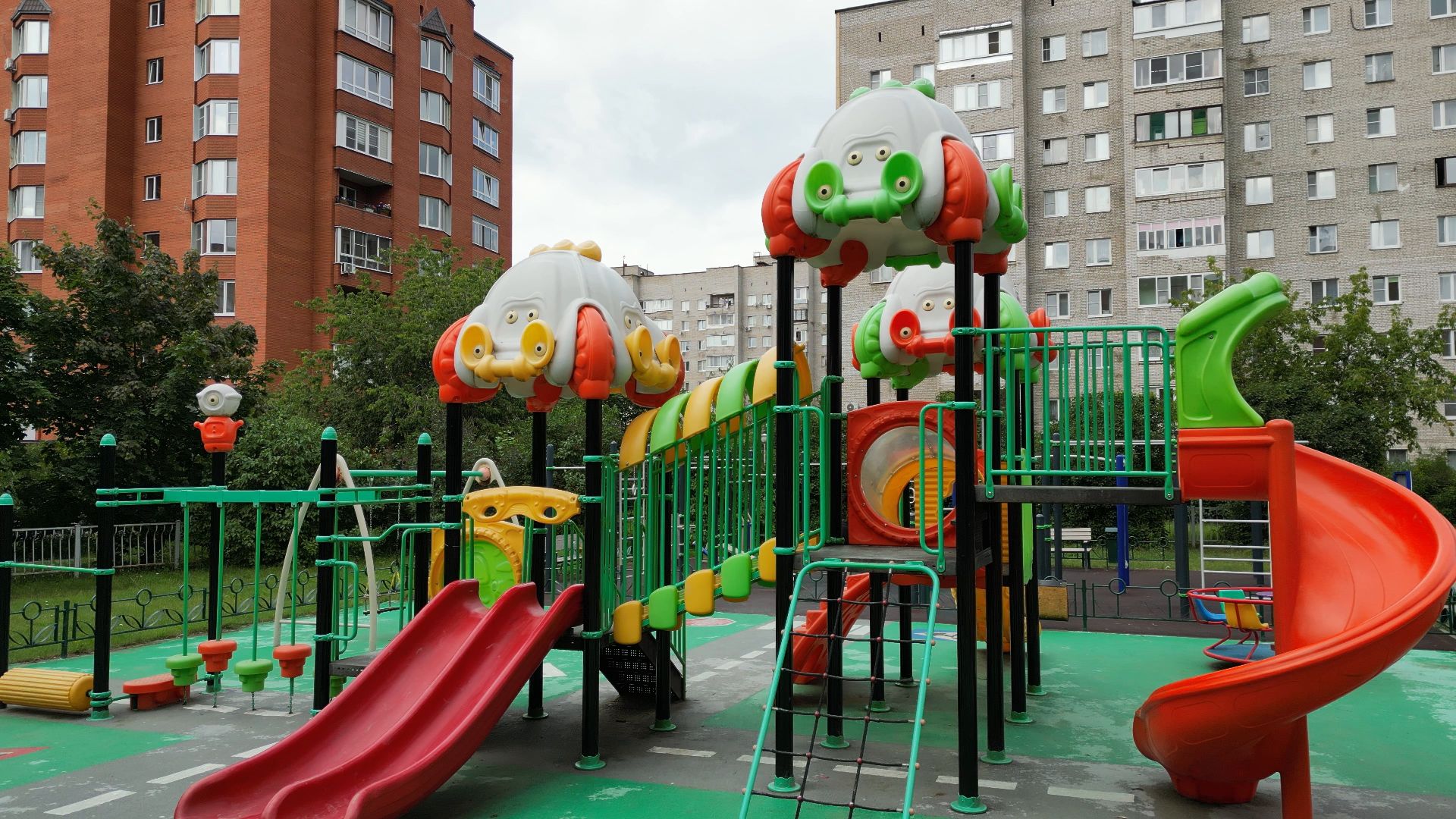 видео с коптера, черноголовка, строительство, благоустройство,