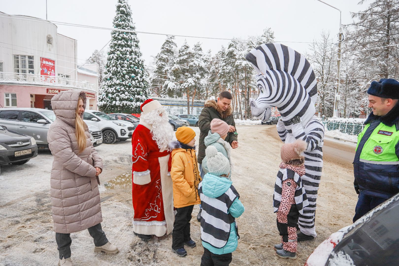 Шатура, новогодний патруль, ПДД, юные инспекторы движения,