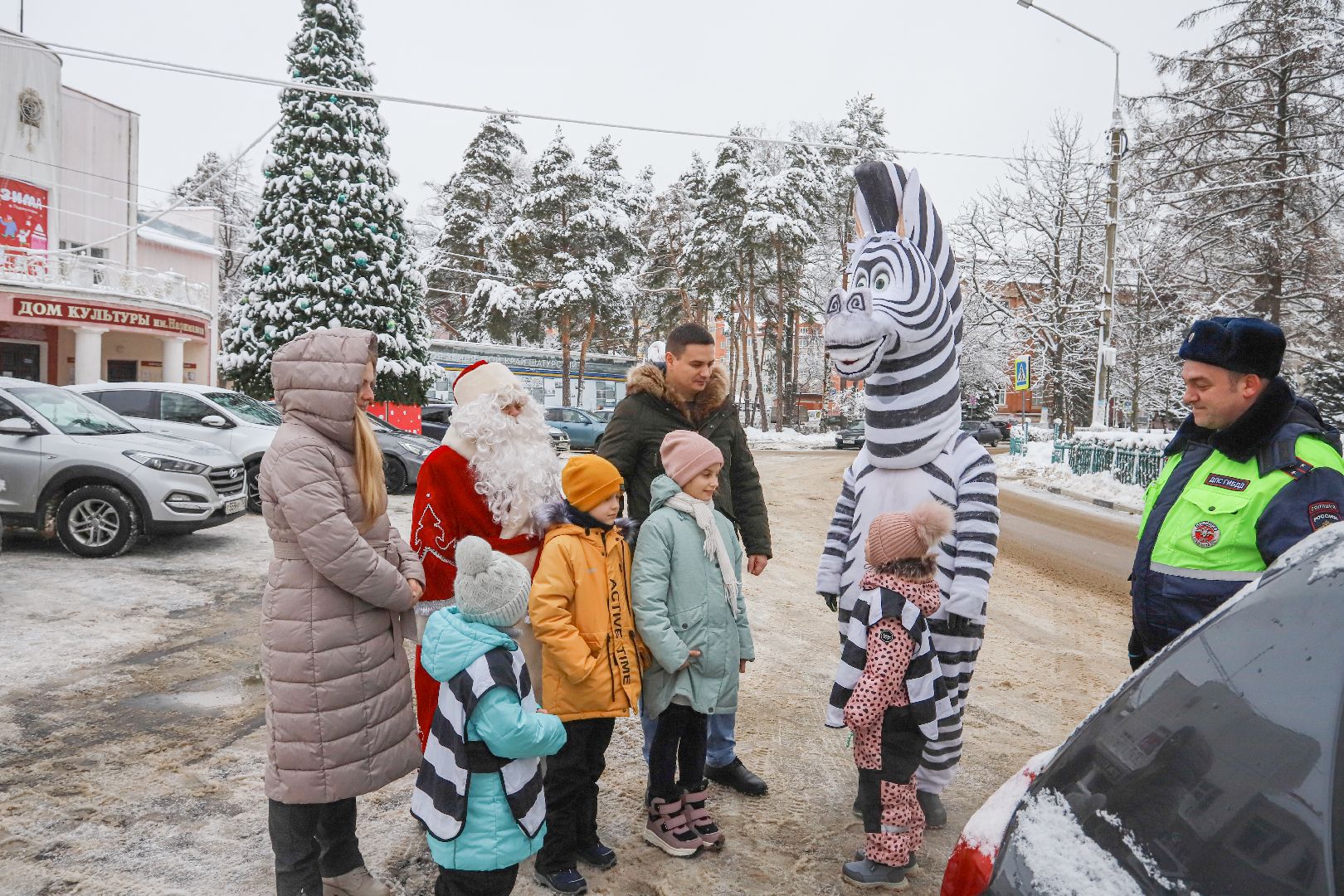 Шатура, новогодний патруль, ПДД, юные инспекторы движения,