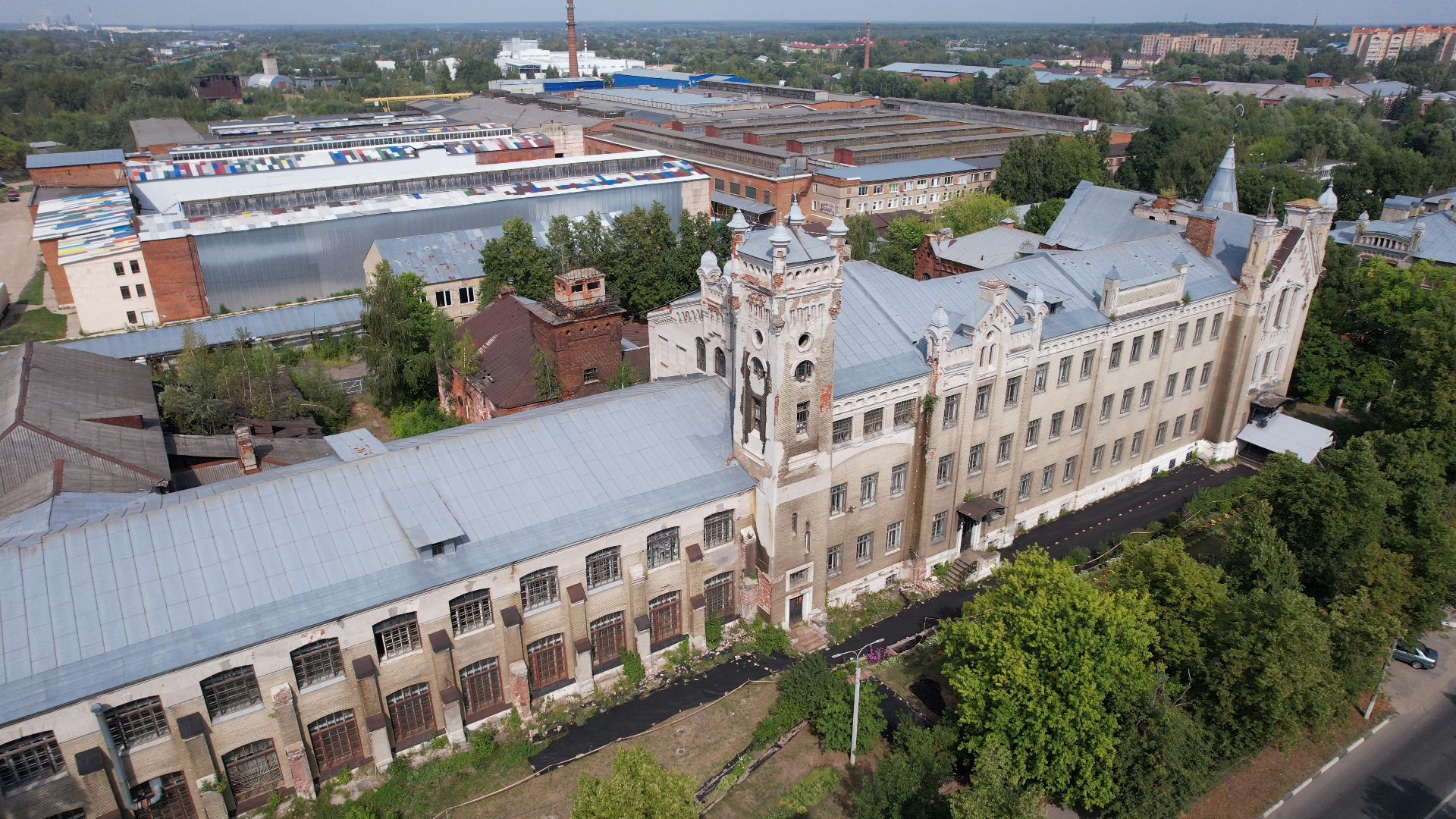 видео с коптера, егорьевск, архитектура,