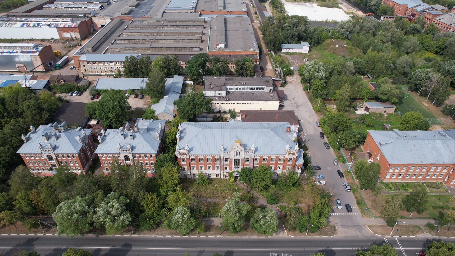видео с коптера, егорьевск, архитектура,