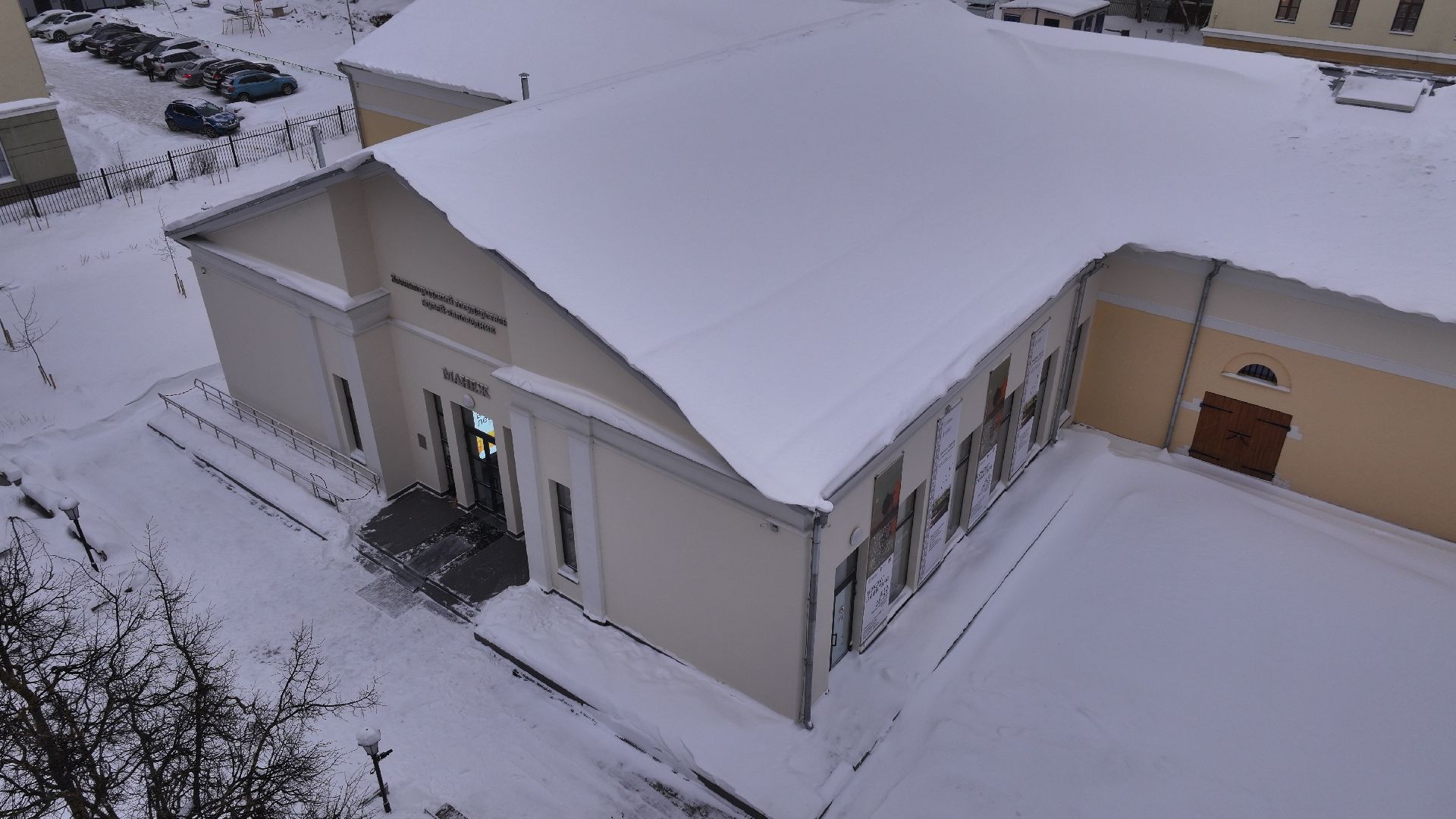 видео с коптера, звенигород, культура, благоустройство,