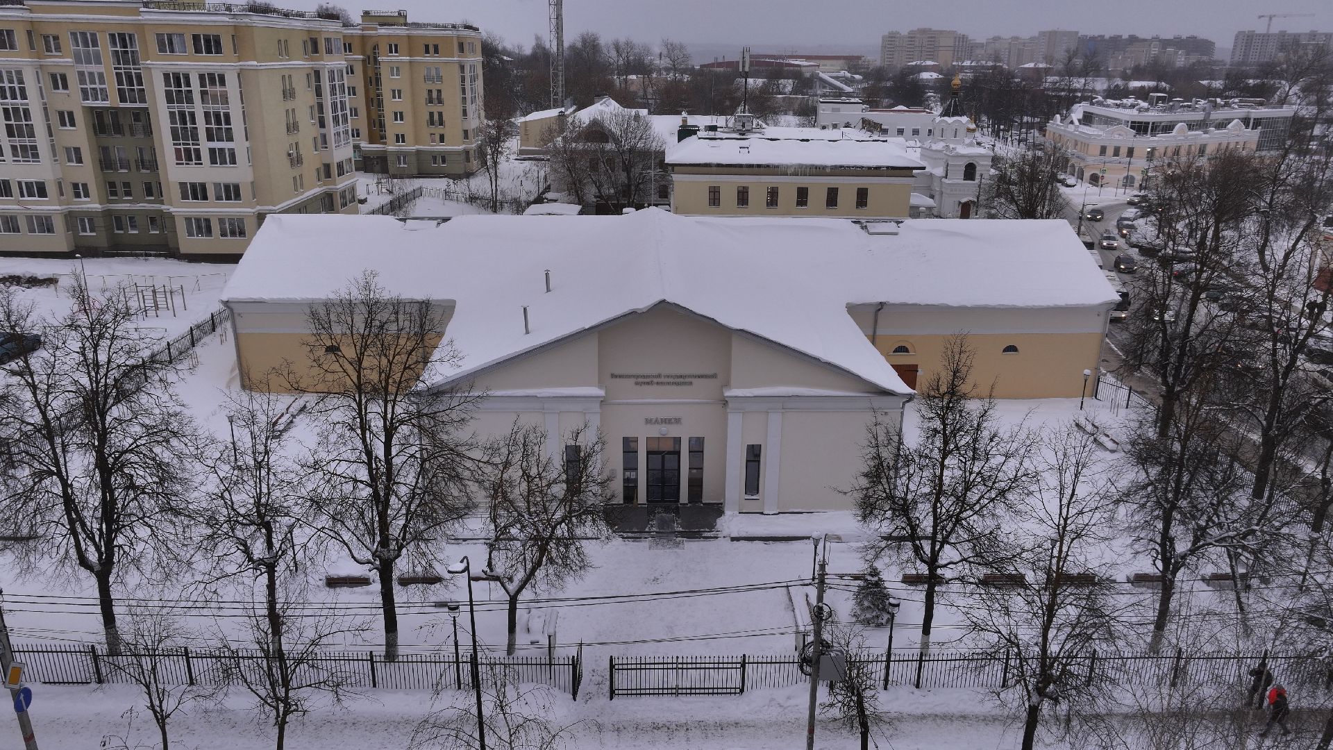 видео с коптера, звенигород, культура, благоустройство,