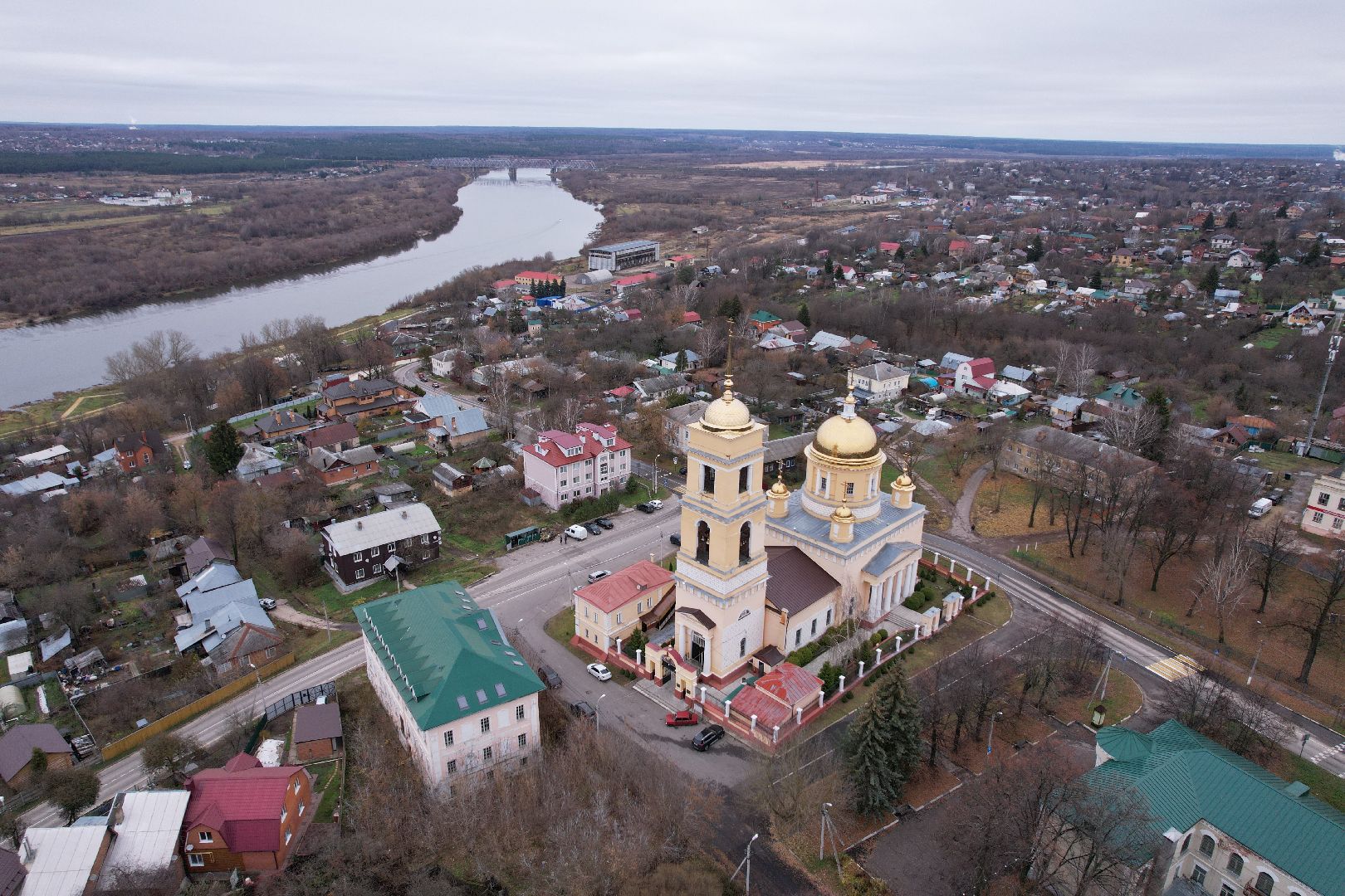 видео с коптера, кашира, храм, культура,