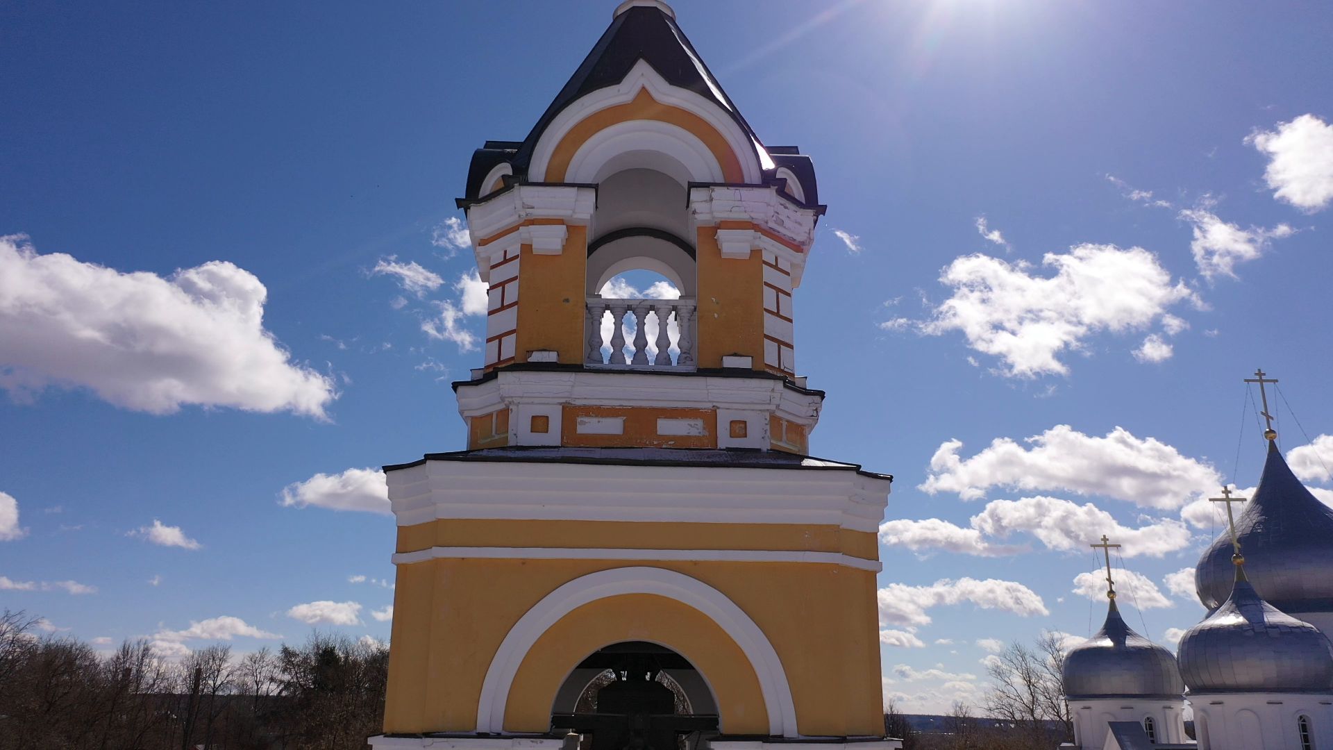 видео с коптера, сергиев посад, монастырь, культура,