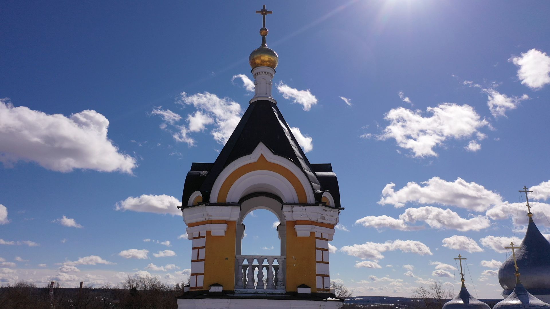 видео с коптера, сергиев посад, монастырь, культура,