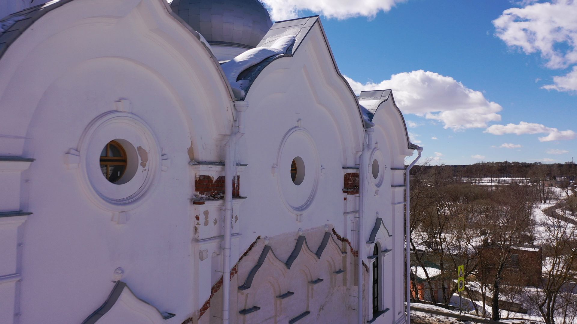 видео с коптера, сергиев посад, монастырь, культура,