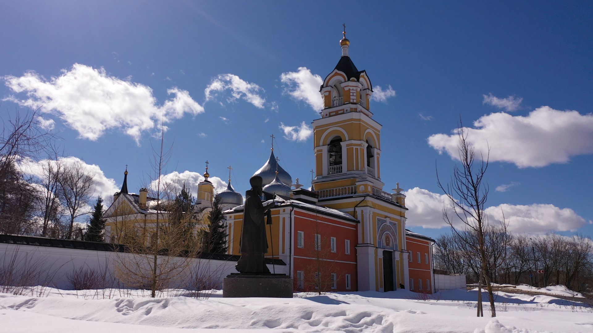 видео с коптера, сергиев посад, монастырь, культура,