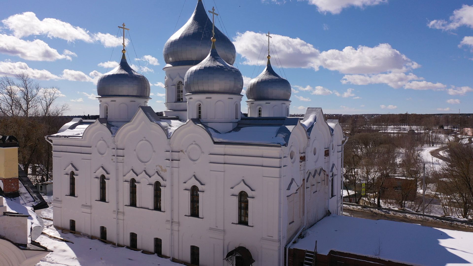 видео с коптера, сергиев посад, монастырь, культура,